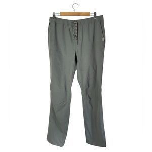 LL Bean Multisport Pants Mens Large  30" gray Elastic Waist